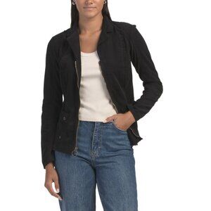 WEARABLES BY XCVI Black Corduroy Raphael Blazer